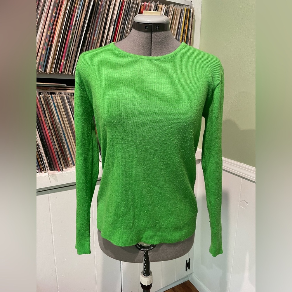 Vintage kelly green sweater